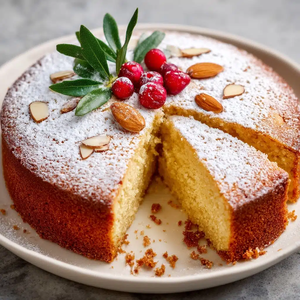 Italian Almond Ricotta Cake Recipe - Recipe Image