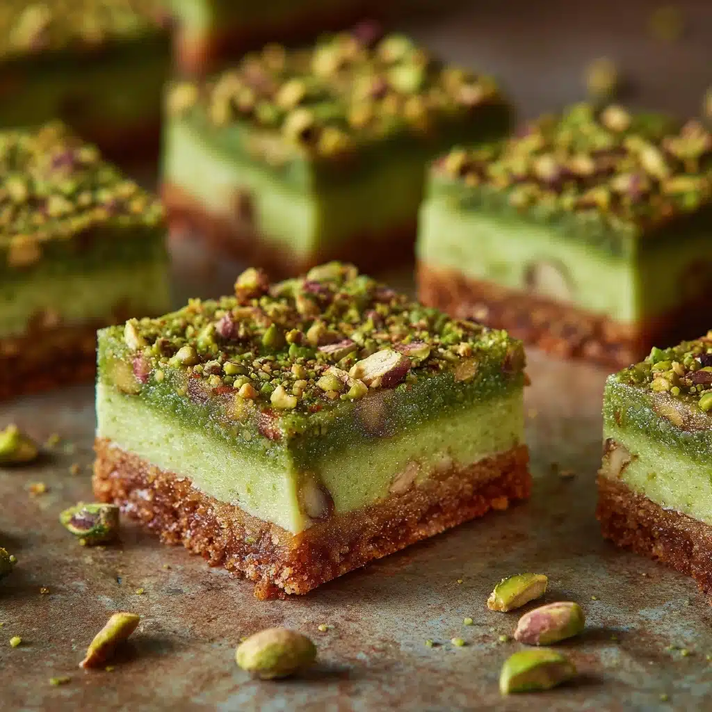 Pistachio Dream Cookie Bars Recipe - Recipe Image