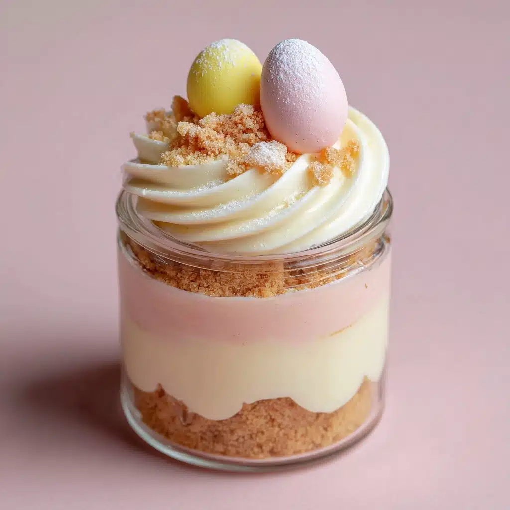Easter Egg Cheesecake Jars Recipe - Recipe Image