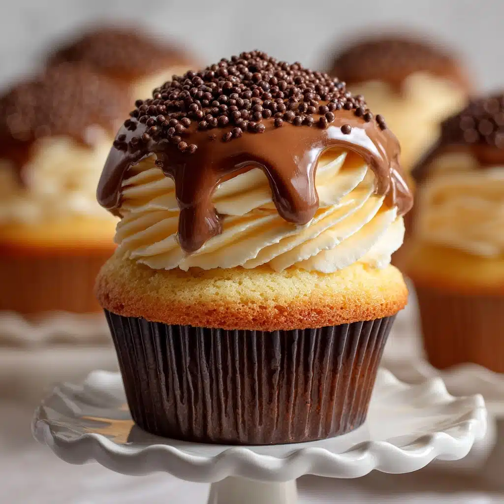 Boston Cream Pie Cupcakes Recipe - Recipe Image