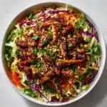 Sesame Chicken Cabbage Crunch Salad Recipe