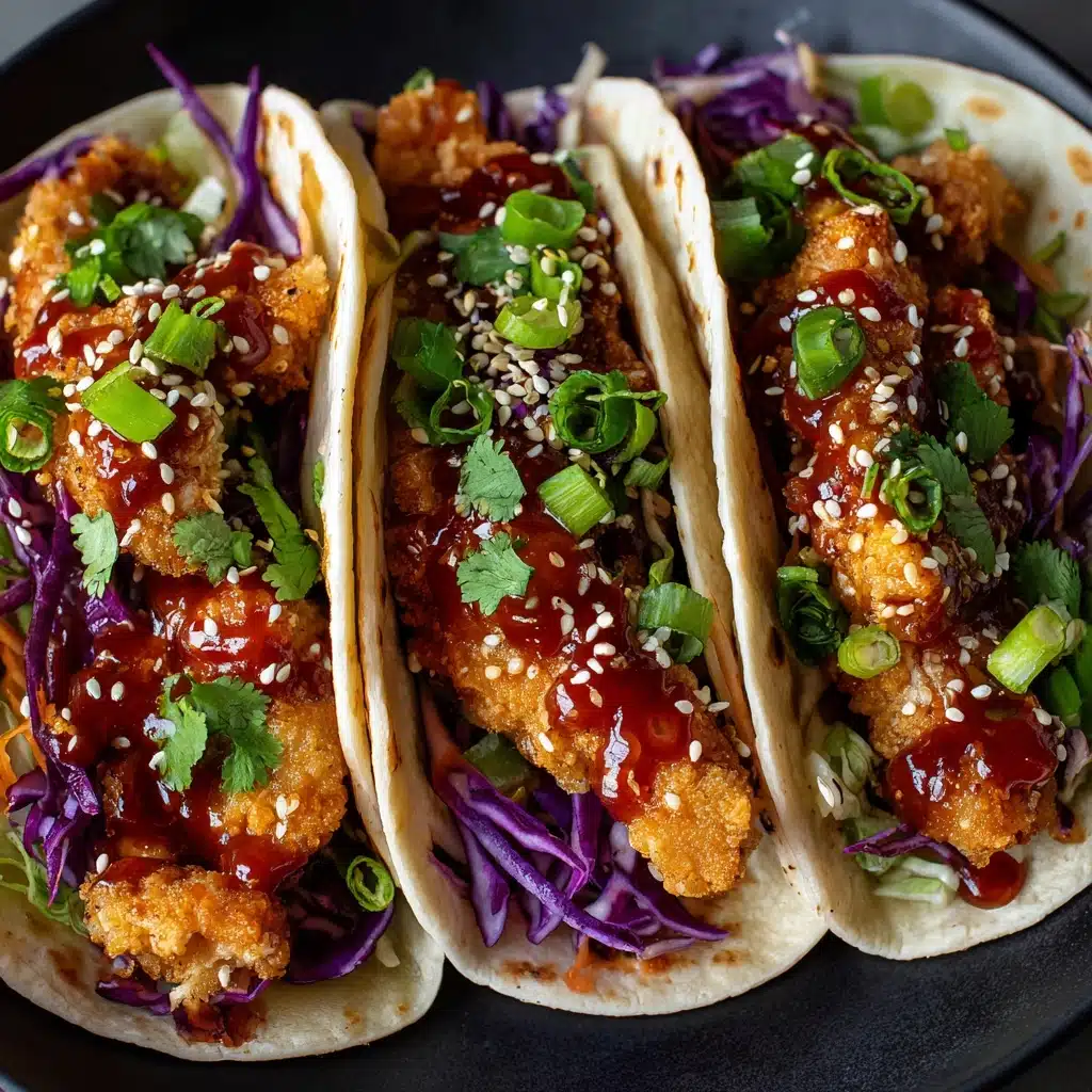 Crispy Chicken Wonton Tacos Recipe - Recipe Image