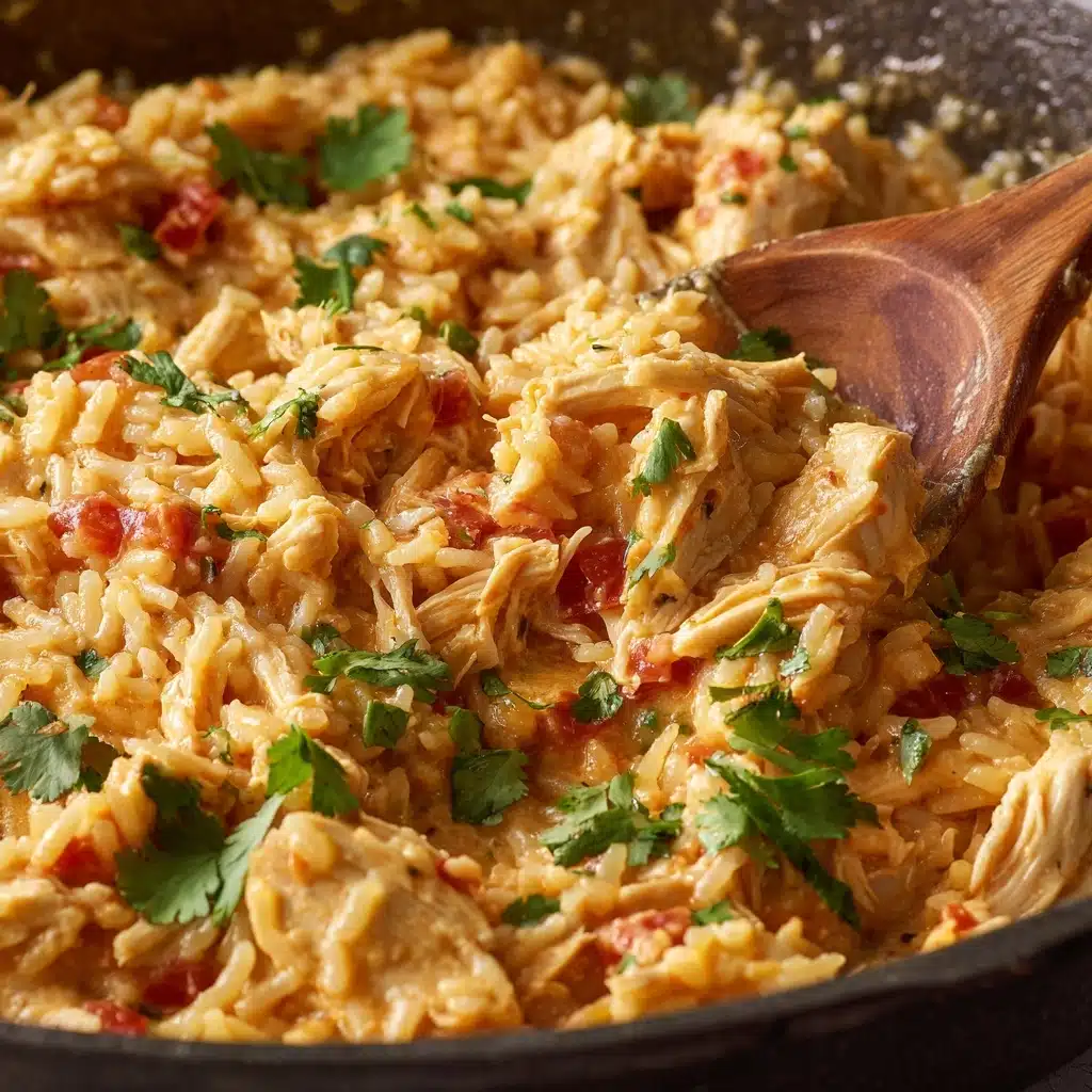 One-Pot Queso Chicken and Rice Recipe - Recipe Image