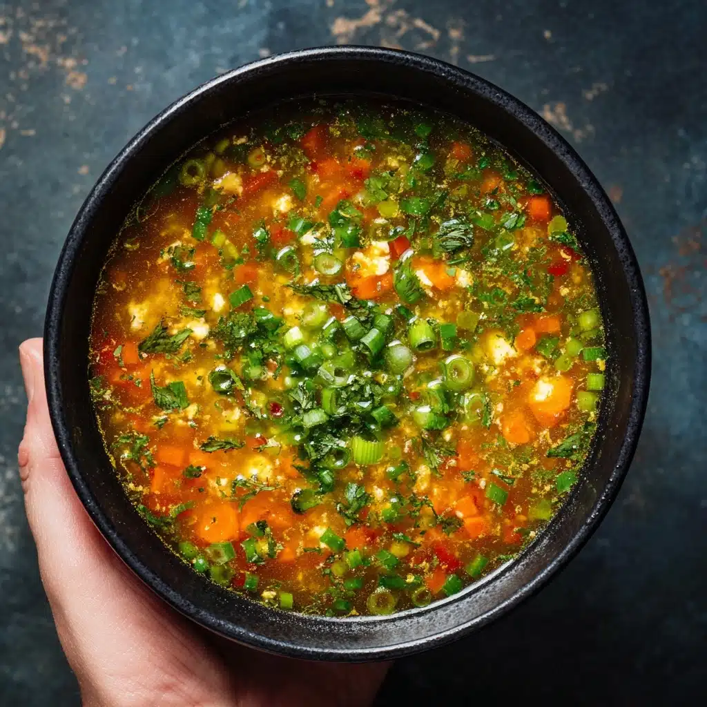 Vegetarian Hot and Sour Soup Recipe - Recipe Image