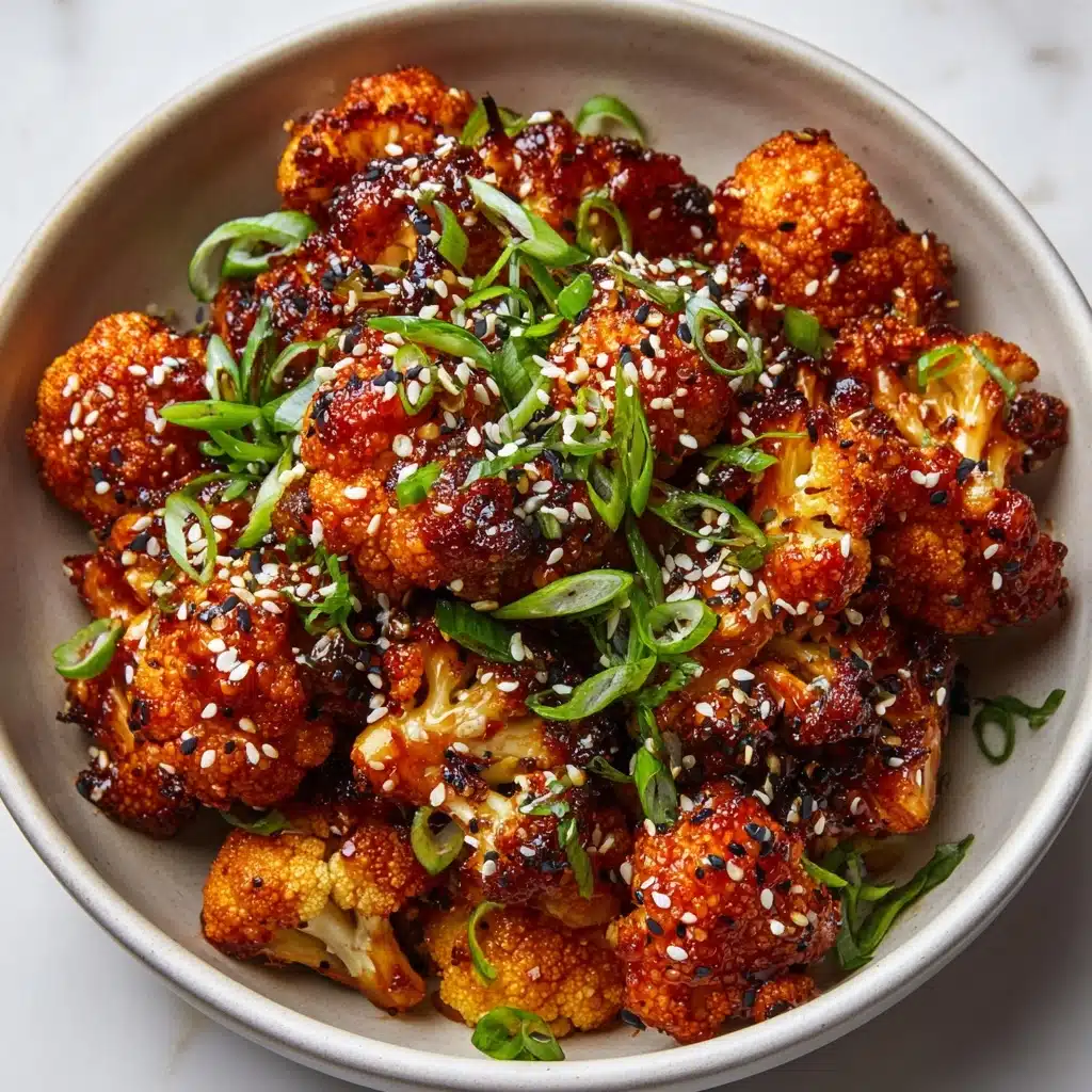 Sweet and Spicy Baked Cauliflower Recipe - Recipe Image