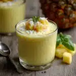 Fruity Summer Cold Pineapple Soup Recipe