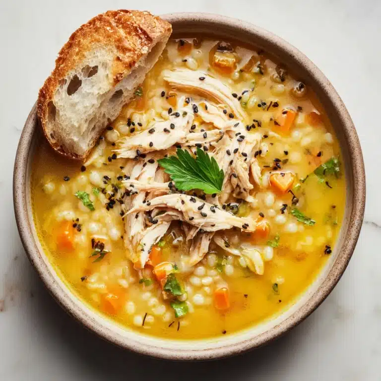 Crockpot Chicken and Barley Soup Recipe