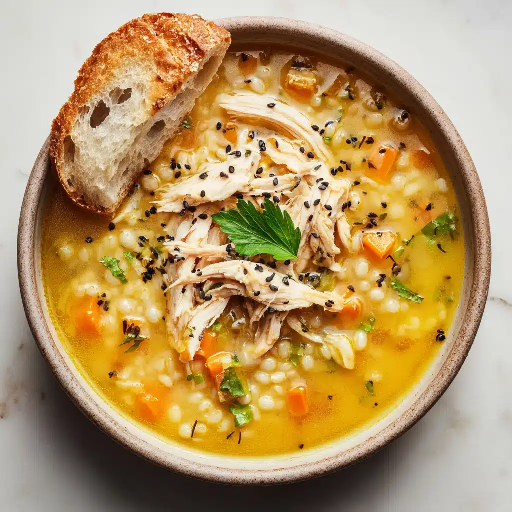 Crockpot Chicken and Barley Soup Recipe