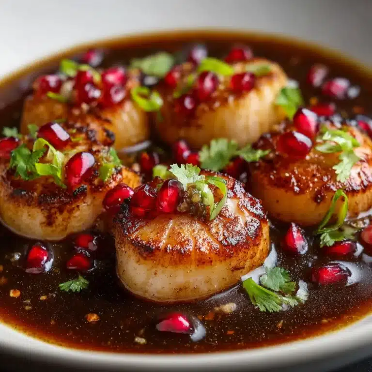 Seared Scallops with Pomegranate and Meyer Lemon: An Incredible Ultimate Recipe