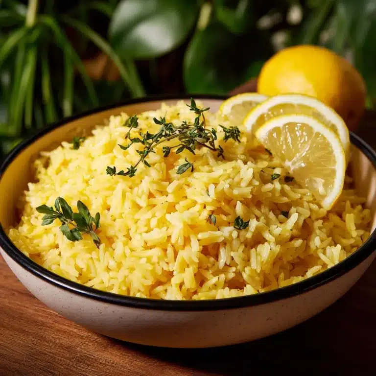 Easy and Delicious Lemon Rice Recipe