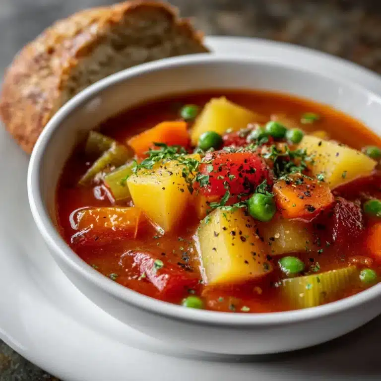 Easy Vegetable Soup Recipe for a Healthy Meal Recipe