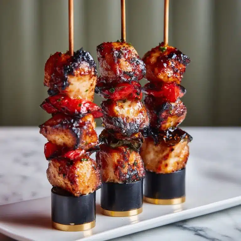 Tropical Hawaiian Chicken Skewers Recipe