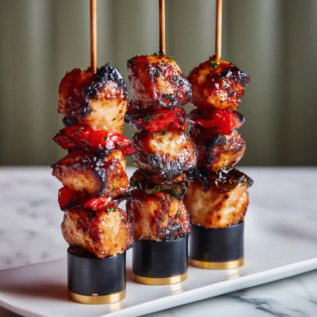 Tropical Hawaiian Chicken Skewers Recipe