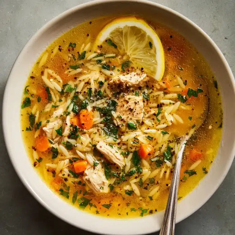 Delicious Lemon Orzo Soup Recipe for Comfort Recipe