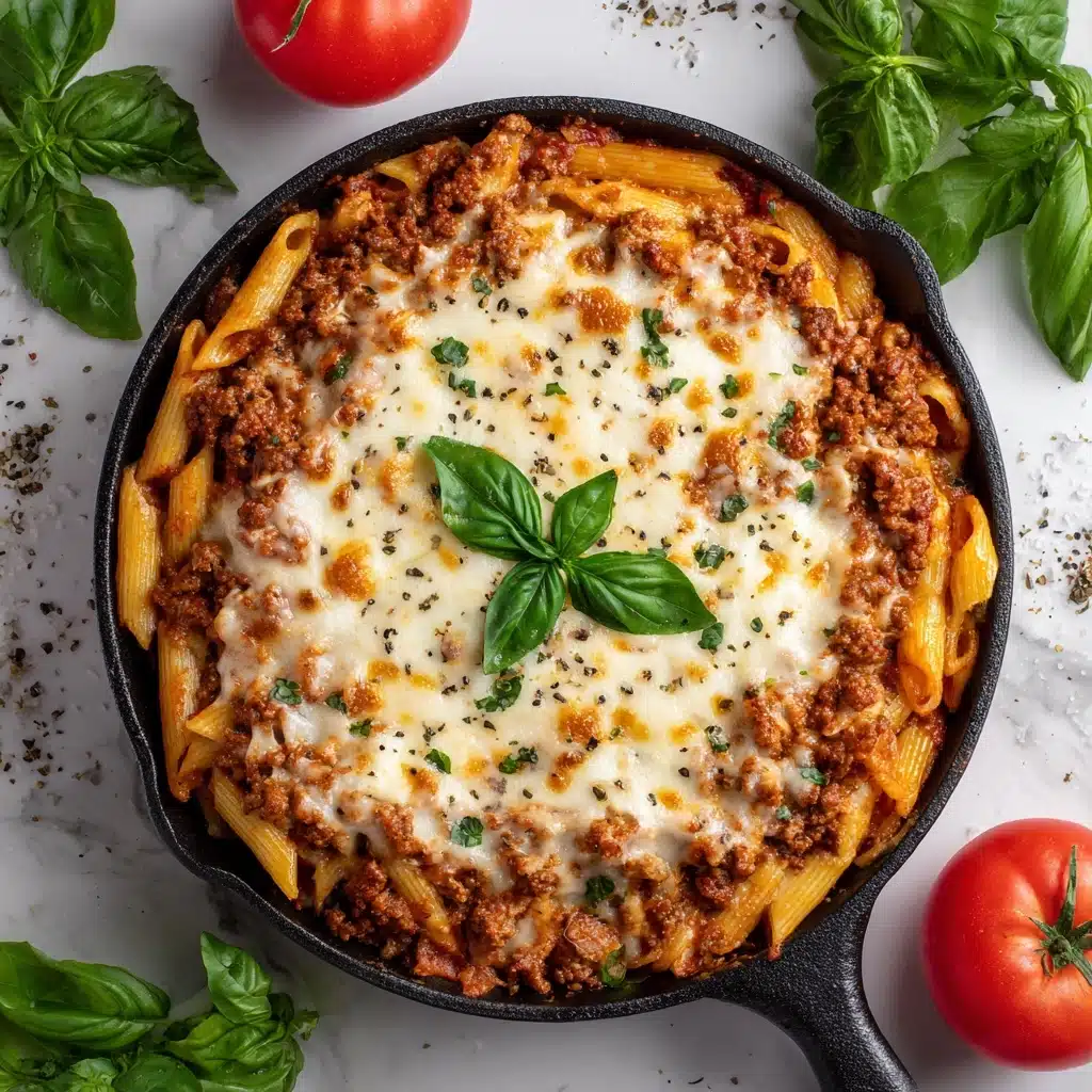 Cheesy Penne with Ground Beef: A Deliciously Easy Recipe for Dinner Recipe - Recipe Image