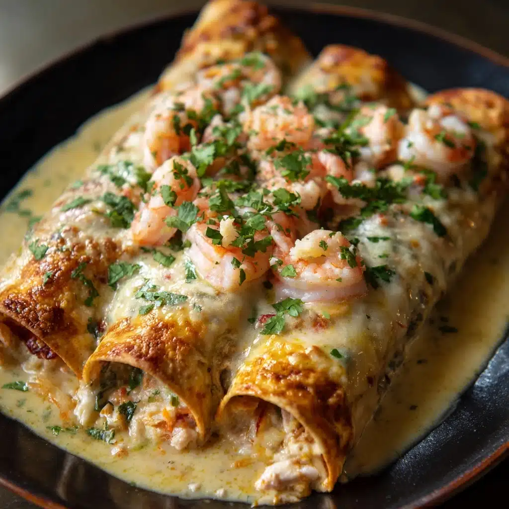 Creamy Shrimp Enchiladas: A Delicious Recipe for Seafood Lovers Recipe