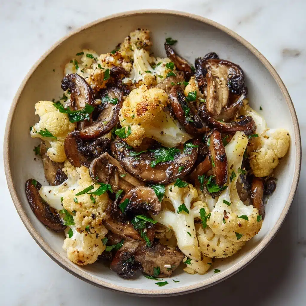 Garlic Cauliflower Mushroom Skillet: A Delicious and Healthy Recipe