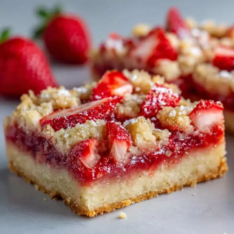 Strawberry Pie Bars Recipe