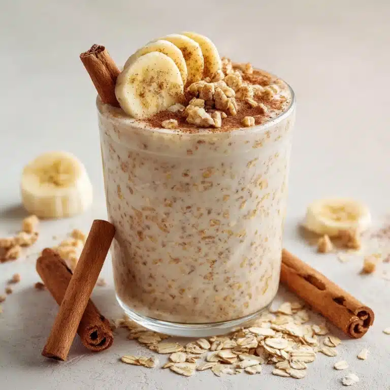 Cinnamon Roll Overnight Oats Recipe