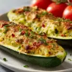 Mediterranean Stuffed Zucchini Recipe