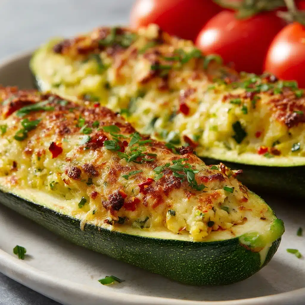 Mediterranean Stuffed Zucchini Recipe
