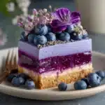 No-Bake Plant-Based Vegan Blueberry Chia Seed Pie Recipe