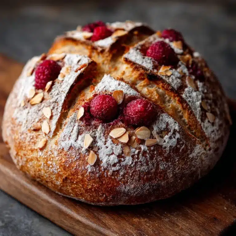Sourdough White Chocolate and Raspberry Bread Recipe