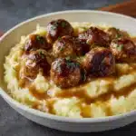 Crock Pot French Onion Meatballs Recipe