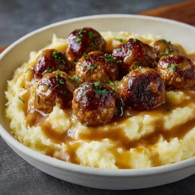 Crock Pot French Onion Meatballs Recipe