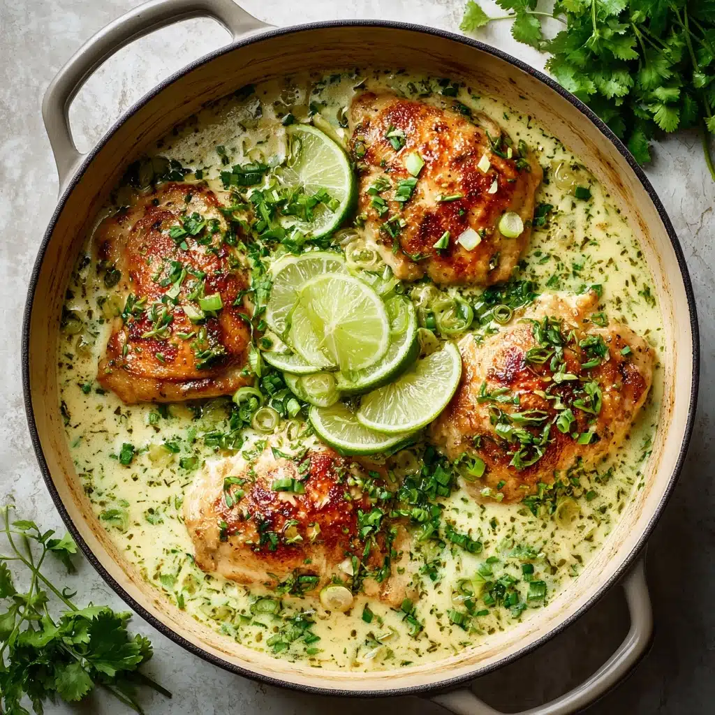 Creamy Coconut Lime Chicken Recipe