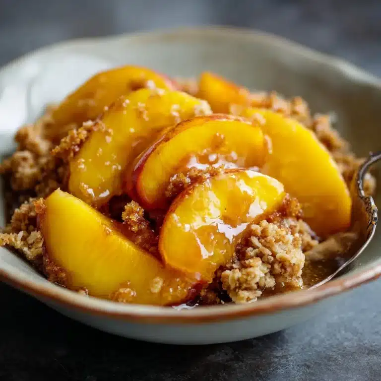 Peach Crisp Recipe