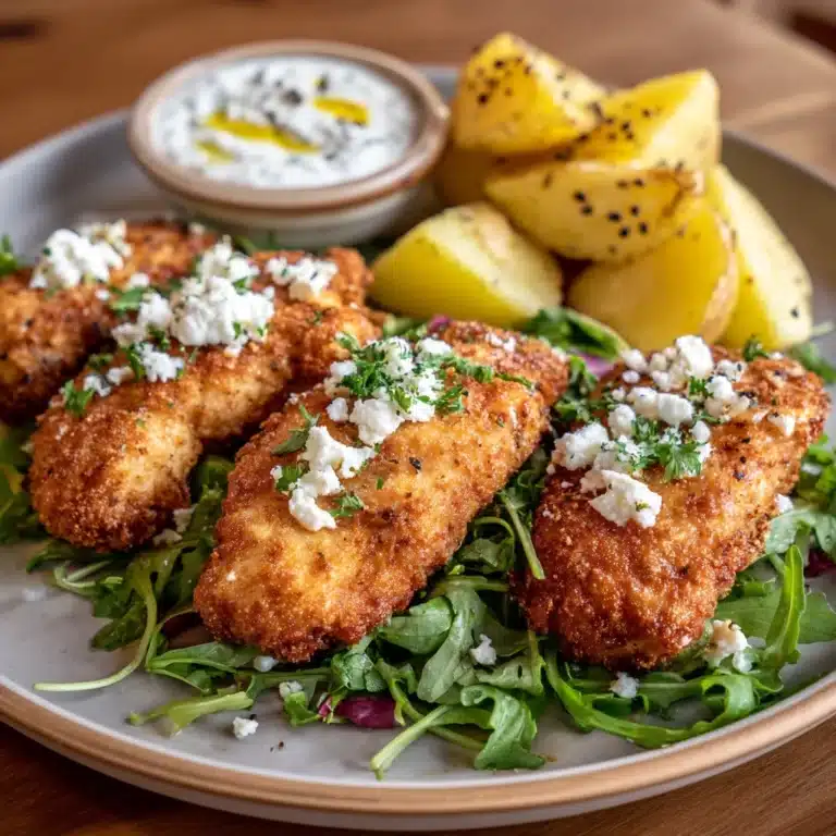 Crispy Hot Honey Feta Chicken Recipe