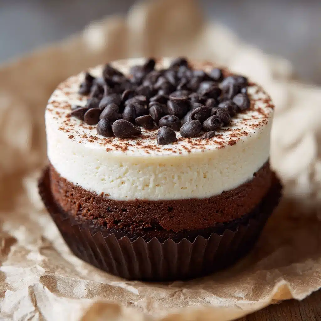 Brownie Bottom Mini Cheesecakes Recipe