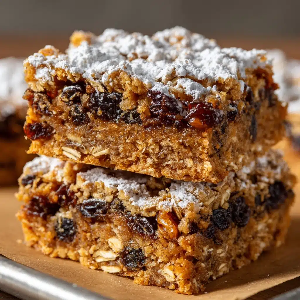 Oatmeal Raisin Cookie Bars Recipe