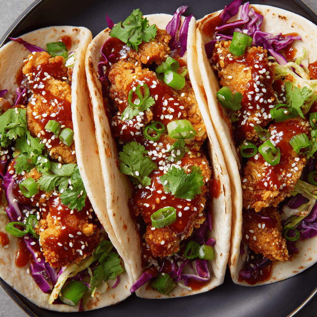 Crispy Chicken Wonton Tacos Recipe - Recipe Image