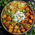 Buffalo Bites Bowl with Crispy Potatoes & Shaved Brussels Recipe