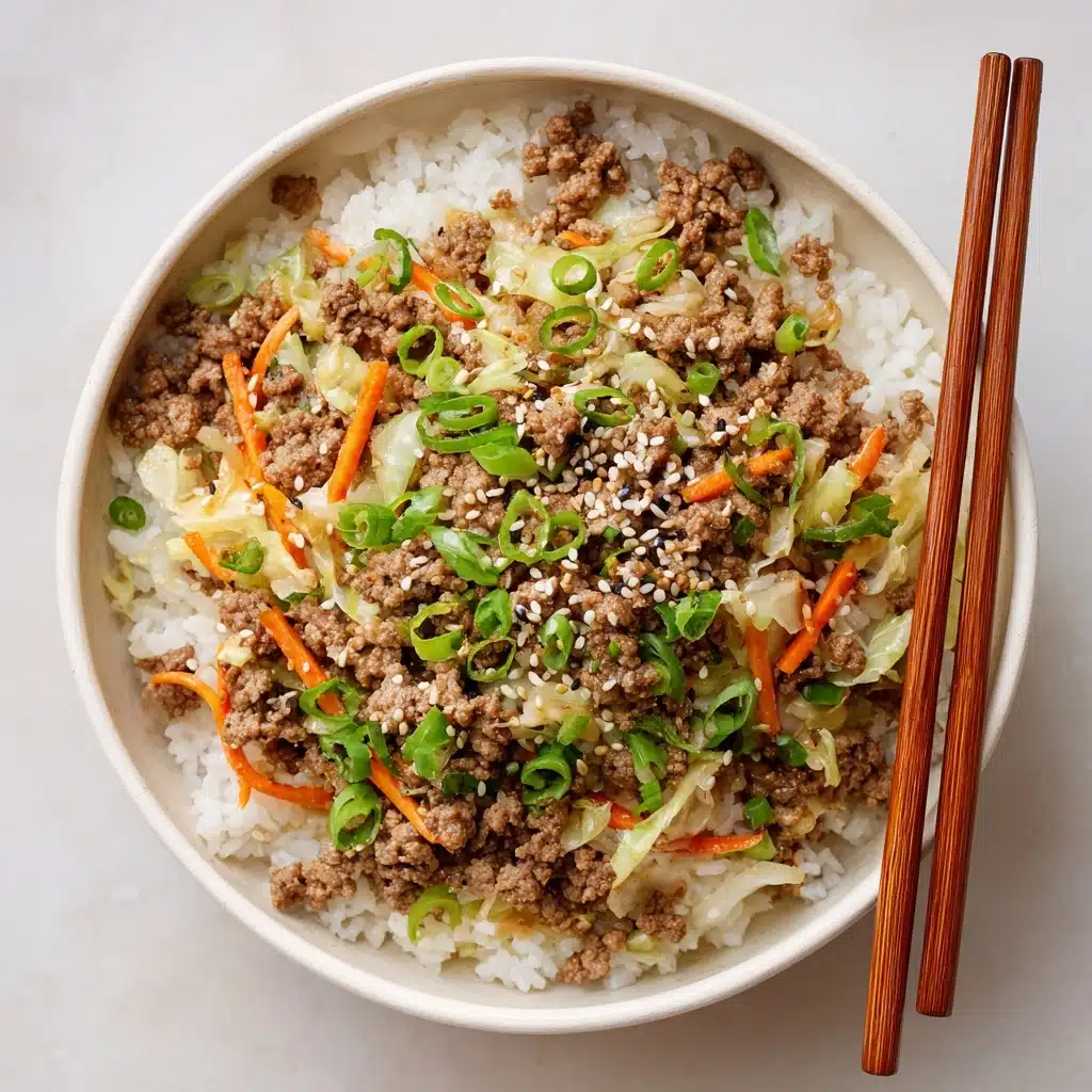 Easy Asian Ground Beef and Cabbage Stir Fry Recipe