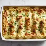 Chicken Alfredo Lasagna Rolls Recipe