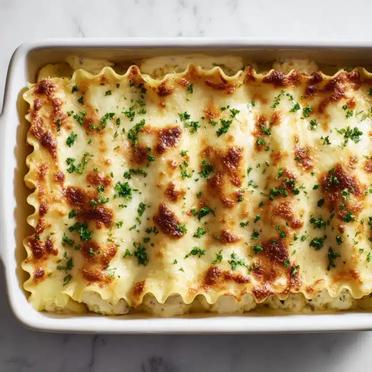 Chicken Alfredo Lasagna Rolls Recipe
