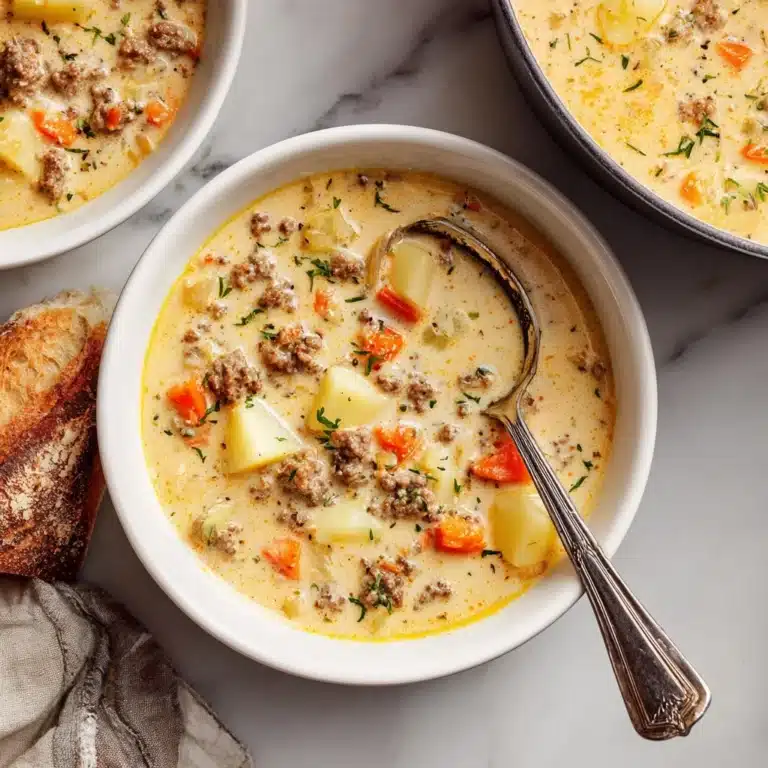 Cheeseburger Soup Recipe
