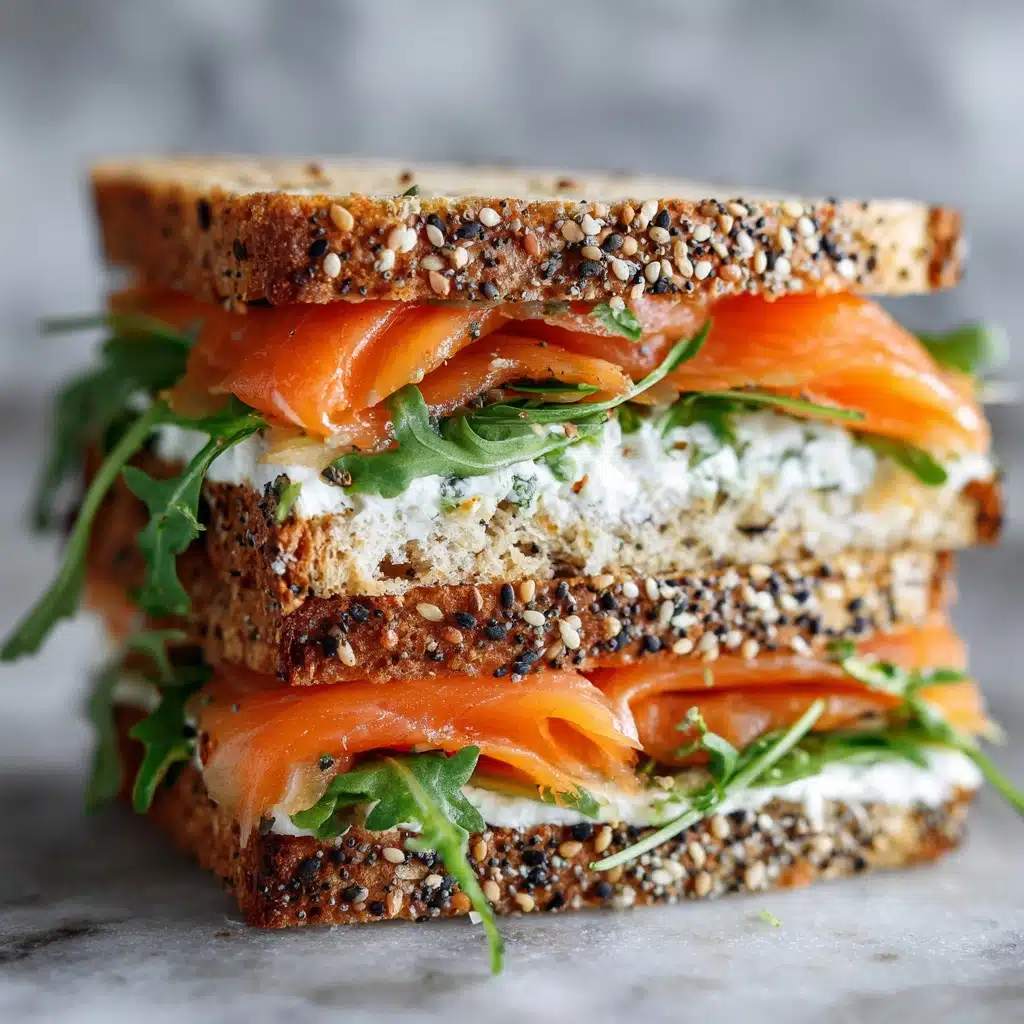 Smoked Salmon Sandwich Recipe - Recipe Image