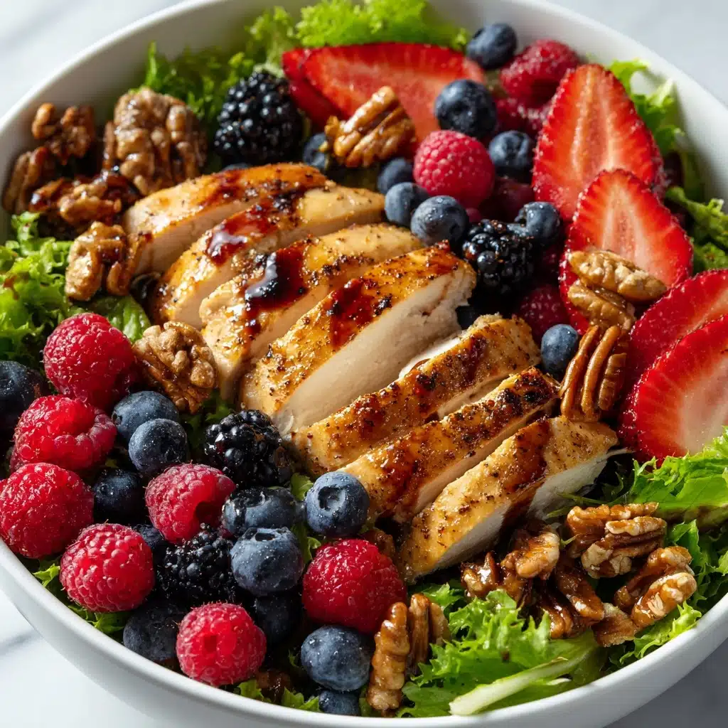 Berry Chicken Salad with Poppy Seed Dressing Recipe