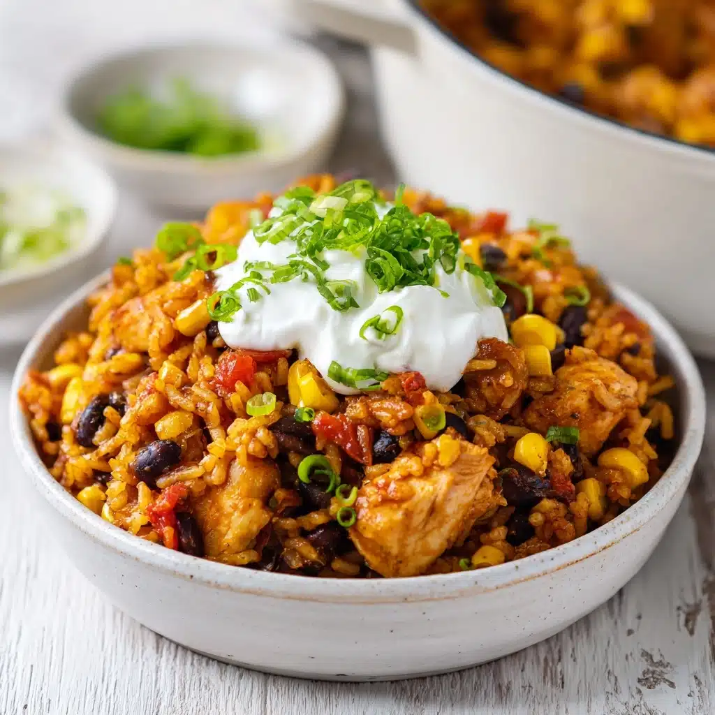 One Pot Wonder Chicken Enchilada Bowls Recipe - Recipe Image