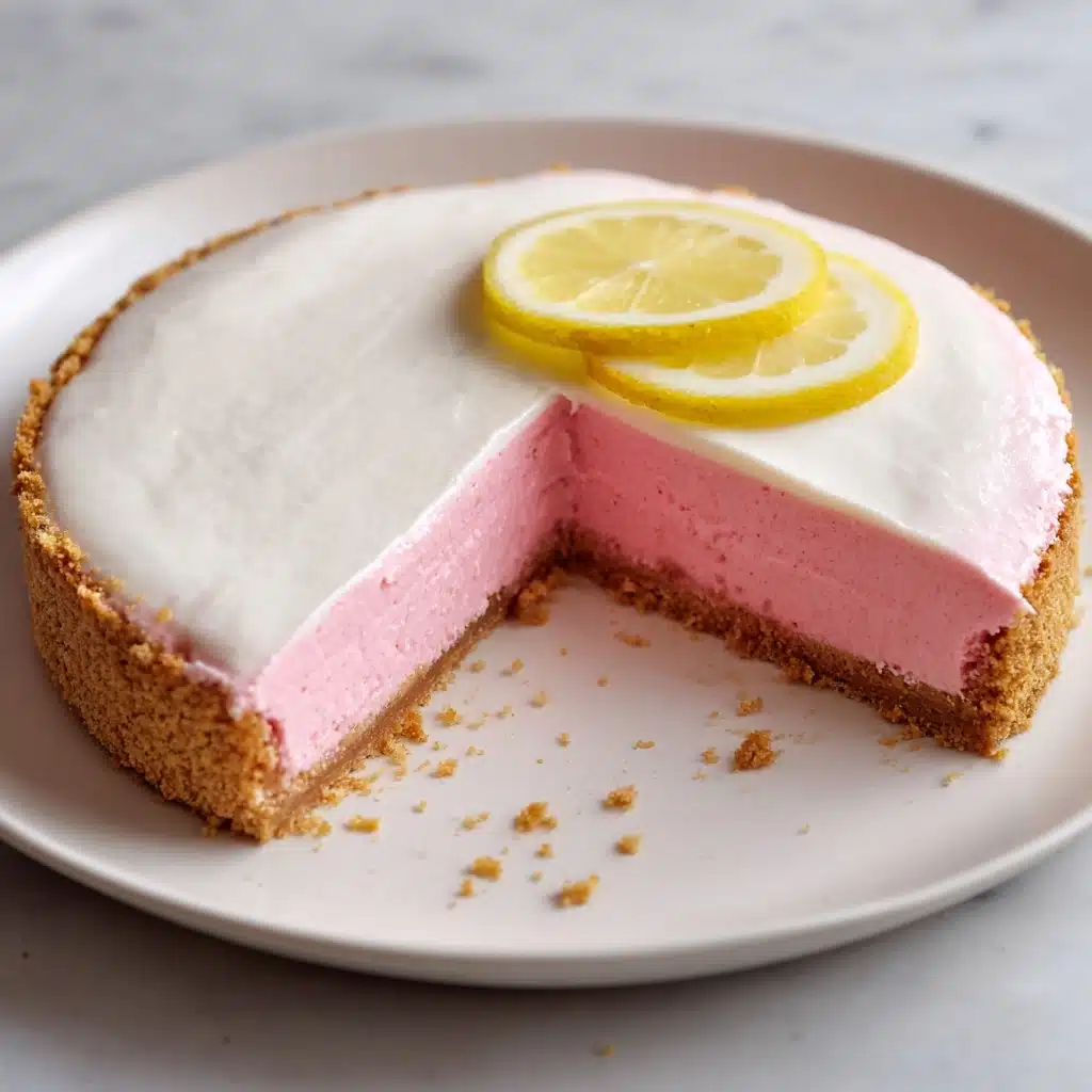 No Bake Strawberry Lemonade Pie Recipe - Recipe Image