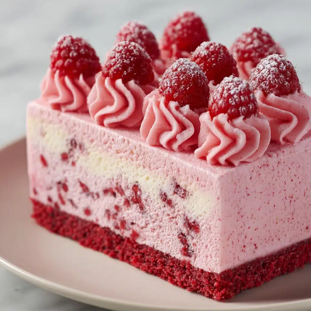 Pink Velvet Raspberry Cheesecake Recipe - Recipe Image
