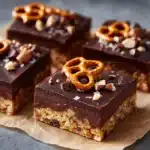 Chocolate Caramel Peanut Butter Pretzel Bars Recipe