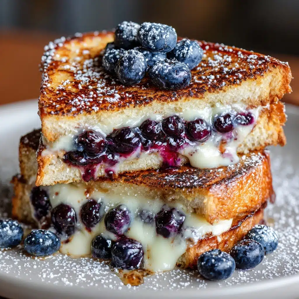 Blueberry Cheesecake Stuffed French Toast Recipe - Recipe Image