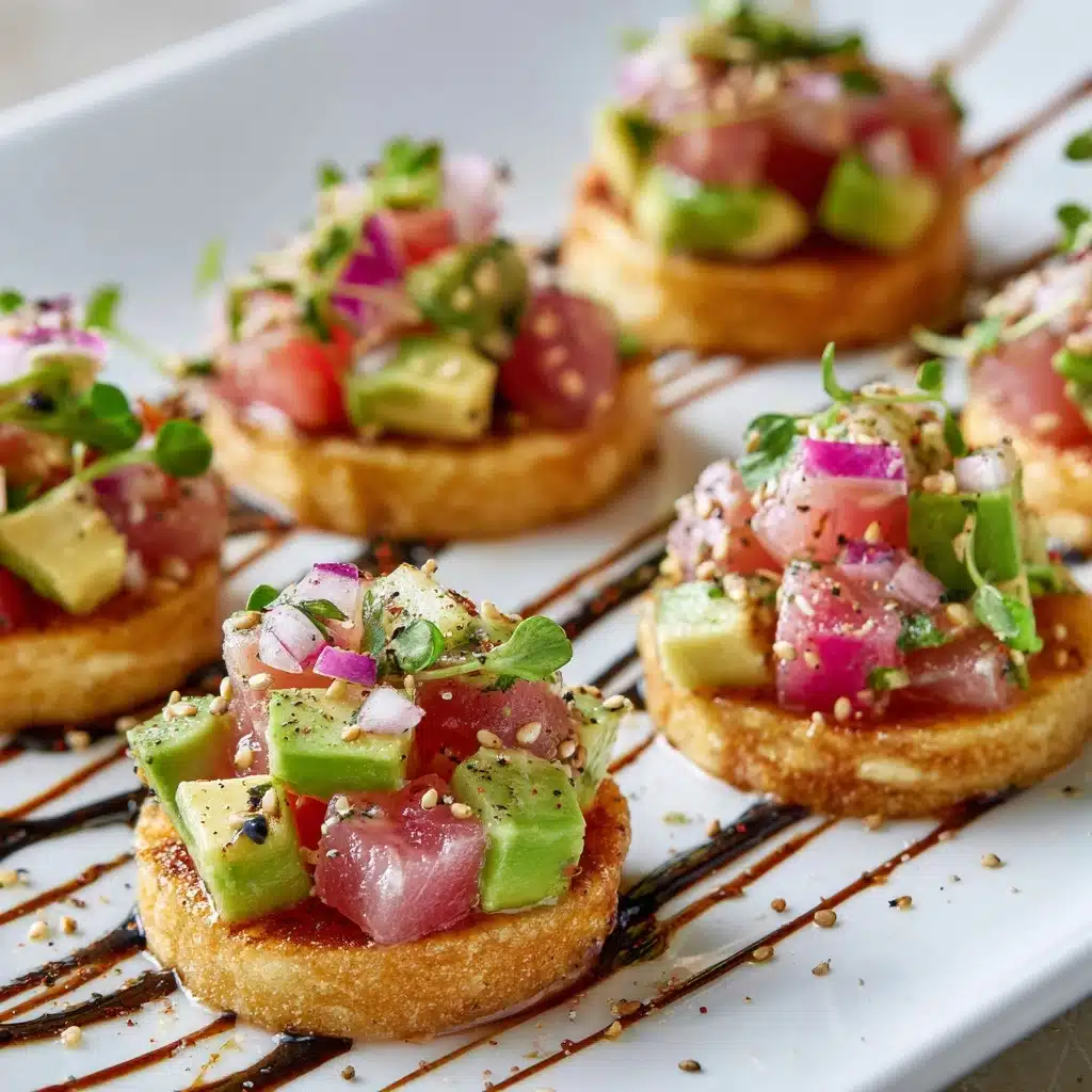Mini Tuna Tostadas Recipe