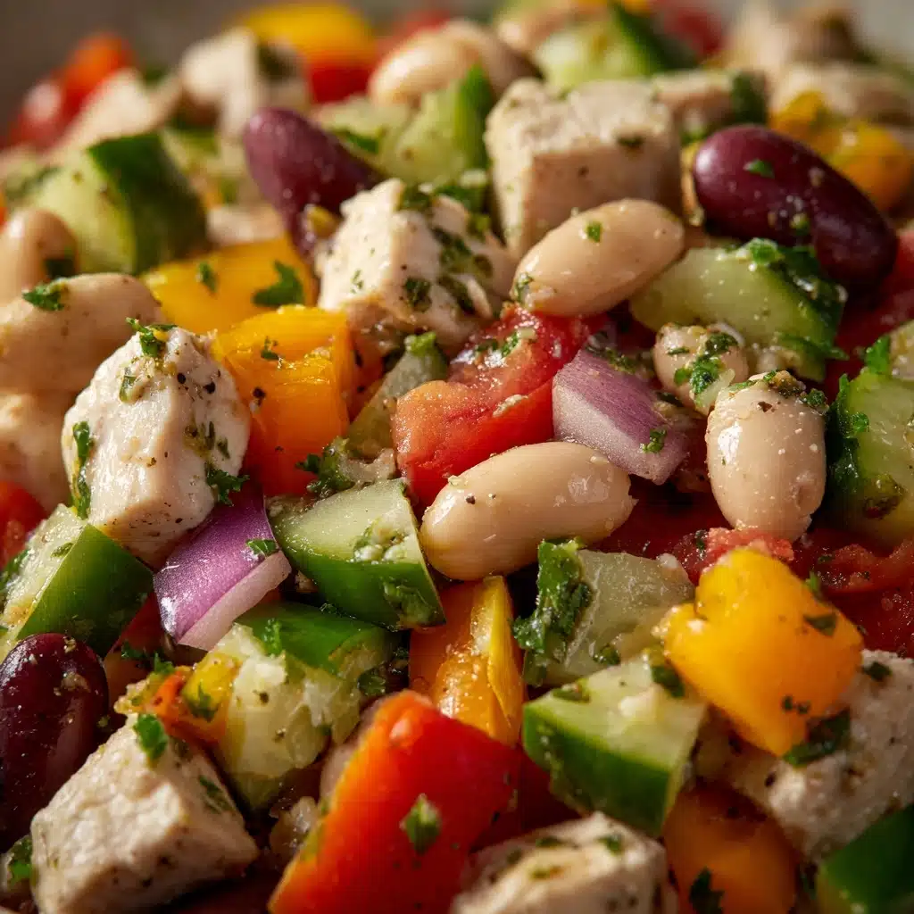 Dense Bean Chicken Salad Recipe - Recipe Image