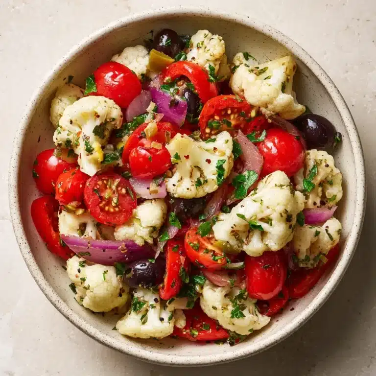 Sicilian Cauliflower Salad Recipe